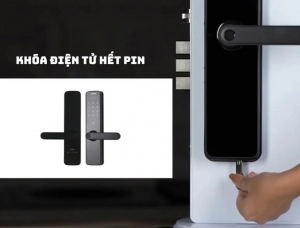 Điều gì xảy ra khi khóa cửa điện tử hết pin?